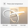 Miniatyrbilde 5 av 5: LED Taklampe, 12W Akryl Taklampe, Dimbar Taklampe 3000K/4000K/6000K For Soverom Kjøkken Diagnist Soverom 24cm