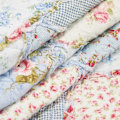 Miniatyrbillede 2 af 5: RY-Blå sengetæppe 130x150cm, blødt og behageligt 100% bomuld enkelt sengetæppe, blåmønstret patchwork sengetæppe, ægte patchwork sengetæppe, egnet