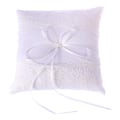 Miniatyrbilde 1 av 4: 20 X 20cm Dakimakura Lace Ring Pute Bryllup Ring Pute Ring Pute Bryllup Bryllup Ring Bærer P White