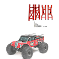 Miniatyrbilde 4 av 5: 4 stk. For- og Bakakselarmer Kompatibel med 1/10 Ecx 2wd Serie Ruckus Torment Circuit Amp Rc Bil Oppgradering