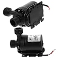Miniatyrbillede 2 af 2: 2 stk. DC 12V Børsteløs Neddykningsvandpumpe 800l/t 5m til Springvand Pool Solcirkulationssystem Wa Black M