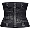 Miniatyrbillede 3 af 5: Taljestøttebælte, justerbar Sport Taljetrimmer, slankende Body Shaper Bælte Til Kvinder Mænd SortXL XL