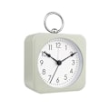 Miniatyrbild 1 av 5: Trä Analog Väckarklocka Batteridriven Tyst med Snooze-knapp, Nattlampa, Mjuk Väckning