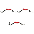 Miniatyrbilde 2 av 3: 3 stk Elastisk Kajakk Kano Padle Leash Sikkerhetsbåt Fiske Stang Pole Spiral Lanyard Snøre Binde Tau (tilfeldig farge) 3pcs