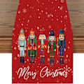 Miniatyrbild 4 av 5: 5 st julbordstabletter 13x72 tum, God Jul bordstablett bordsdekoration för jul vintersemester kök