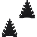Miniatyrbillede 3 af 3: 2 stk. Dumbbell Opbevaringsbeslag Chic Dumbbell Display Stativ Dumbbell Holder Stativ 2 stk 38X8.5CM 2 pcs 38X8.5CM