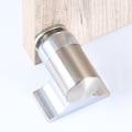 Miniatyrbilde 1 av 5: Magnetisk dørstopper, dørstopper i rustfritt stål for hjemmekontor (børstet stål)