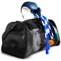 Miniatyrbilde 2 av 5: Mesh Gym Bag Gym Mesh Rullbag Cross Shoulder Carry-on Bag Gym Reise- og Vandringstote Multifunksjonell