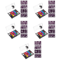 Miniatyrbilde 3 av 3: 5 Sett Halloween Sminke Pigment Vannfast Ansiktsmaling Pigment Ansiktsmakeup Verktøy 5 Sett 14,5x11cm 5 Sets 14.5x11cm