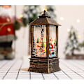 Miniatyrbillede 1 af 4: Julepynt Lys Vintage Julelys Med LED Julemand Elg Snemand Julemand Santa Claus