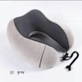Miniatyrbillede 5 af 5: Memory Foam Rejsehovedstøtte med nakkestøtte, sovetilbehør, 80 Memory Pillow U-form 200TC til rejser, 100% polyester_xrzi 1