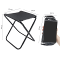 Miniatyrbillede 4 af 5: Foldbar Campingstol, Bærbar Sammenklappelig Campstol, Foldbar Fodstøtte til Let Kompakt Stol, Foldbar Fodskammel Ottoman til Udendørs Vandreture