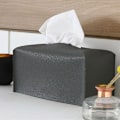 Miniatyrbild 2 av 3: Pappershållare/Fodral (Rektangulär) - Täcker Rektangulära Askformar med en Modern Finish - Designad med Modernt PU-Läder.