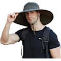 Miniatyrbillede 1 af 5: Super Bredbred Bucket Hat Upf50+ Vandafvisende Solhat Til Fiskeri Vandreture Camping C04 Hærgrøn C04 army Green