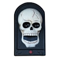 Miniatyrbillede 1 af 5: Halloween Dørklokke Ornament Holdbar Græskar Lydknap Dørklokke Halloween Fest Spøgelseshus Hemmeligt Værelse Favorabel Forside Bar (skelet)