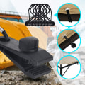 Miniatyrbilde 5 av 5: 10-pakks Tarp-klips Utendørs Tarp-holder Med Webbing-stropp Bungee-snor + D-formet Karabinkrok For Presenninger, Markiser, Camping, Bobil, Biltrekk