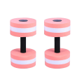 Miniatyrbild 2 av 3: 2 st Gym Maskiner Hem Pool Hantlar Träning Hantlar Resa Hantlar Vatten Hantlar Pool Bärbar Pink