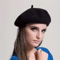 Pikkukuva 2 / 5: Klassinen Beretti Naisille Villahattu Ranskalainen Hattu Naisten Hattu Baski Beretti Pipo 2kpl Beanie