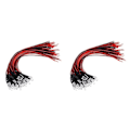 Miniatyrbillede 1 af 4: 150 stk. 12V Forudkablede Lyse Runde LED-Lamper 5mm Lysdioder (lilla) 100 stk 20*0.5* 100 pcs 20*0.5*0.5cm