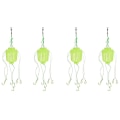 Pikkukuva 2 / 3: 4 kpl Suolaveden Kalastustarvikkeet Glow Dark Kalastuskoukut Kalastus Syötit Koukut Luminesoiva Kalastuskoukut Kalastus Assorted Color 6.5X6.5X6cm