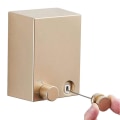 Miniatyrbilde 1 av 5: Inntrekkbar klesline - Heavy Duty Klesline for tørking av klær - Veggmontert klesline i rustfritt stål - Enkel installasjon og skjuler gull Gold