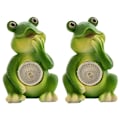 Miniatyrbillede 1 af 2: 3 stk. Frø-formede Solcellelamper Kreativ Hjemmeindretning Lys Have Landskabslampe 2 stk. 7,5X5X11,5CM 2 pcs 7.5X5X11.5CM