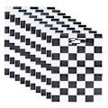 Miniatyrbillede 1 af 3: 50 stk Julepynt Julekrybbe Pynt Julegavepose Julegodtpose Julegavepose Julegodtpose Sort Hvid 25,5X16,3cm Black White 25.5X16.3cm
