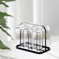 Miniatyrbild 2 av 5: Minimalistisk Järnkoppstorkställ Glaskoppshållare Muggorganisatör Kökskoppshållare