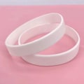 Miniatyrbilde 2 av 5: 4 stk. Gummibånd, Silikonarmbånd, Multipakke Blanke Armbånd for Arrangementer Gummibånd Fest