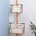 Miniatyrbilde 2 av 5: Pustende støvtett pose, skapforseglet pose, beskyttende oppbevaringspose, klar hengepose, oppbevaringspose forseglet oppbevaringspose, Medium Beige