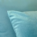 Miniatyrbillede 3 af 5: Sæt af 2 Dekorative Fløjls Pudebetræk Sofa Pudebetræk Super Glat Blød Behagelig Dekoration Hjem Stue Soveværelse Til Sofa 60x60cm Blå Pu