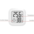 Miniatyrbillede 2 af 4: Digitalt Hygrometer Indendørs Termometer Indendørs Termometer Og Hygrometer Med Temperatur Fugtigheds Monitor Til Drivhus, Have, Kælder 2 Stykker Hvid
