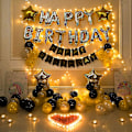 Miniatyrbild 2 av 5: 2-pack 10m LED-ljusslingor, 2 ljuslägen, batteridrivna, 100 LED, silvertråd, för sovrum, vägg, julparty, bröllop, födelsedag, dekoration