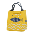 Miniatyrbild 1 av 3: 1 st Vattentät Termisk Väska Tryckt Utomhus Lunchbox Väska För Resa Camping Picknick (grå)Gul 20 * 23,5 cm Yellow 20*23.5cm