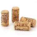 Miniatyrbilde 2 av 2: 100 stk. Naturlige vinkorker Premium Rett Korkstopper, Utmerket For Vinflasker, Ølflasker