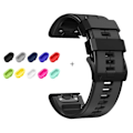 Miniatyrbild 2 av 5: RYI_22 26mm Silikonarmband för Garmin Fenix 7x 6 5 6X Pro 5X Plus Fenix 3HR Snabbfäste Armband för Garmin Enduro 2 Band C Fenix 7X 6x 5x