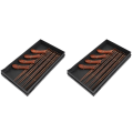 Miniatyrbilde 2 av 3: 3 sett trepinner 4 par spisepinner Pinnerestsett Kombinasjon 2 sett 22,5x1x1cm 2 Sets 22.5x1x1cm