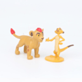Pikkukuva 3 / 3: /Ryi/12 kpl Sarjakuva Leijonakuningas Kuningas Kion Simba PVC Toimintahahmot Bunga Beshte Fuli Ono Hahmot