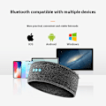 Pikkukuva 4 / 5: Bluetooth-pääpanta-unikuulokkeet, unikuulokkeet sivuillaan nukkuville, langattomat unikuulokkeet HD-stereokaiuttimilla Grey