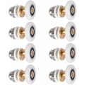 Miniatyrbillede 1 af 5: Brusekabinerulle, skydedørshjul til brusekabine, døruller, erstatningshjul til rulle med hjuldiameter 27 mm, 8 stykker-FS5-