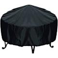 Miniatyrbillede 2 af 5: Sort Rund Ildstedsdæksel Polyester Støv- og Vandtæt til Komfur Brazier Beskyttelse (40x17.71 Tommer)
