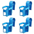 Miniatyrbilde 1 av 2: 4-pakning Bassengkant Koppholder Designet Kun For Overjordiske Basseng Passer Kun 2 Tommer Eller Mindre Topp Rund Stang