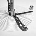 Miniatyrbild 5 av 5: Passare Ingenjörsritning Passare Multifunktionell Ritningslinjal Magnetisk Ritningsverktyg Linjal