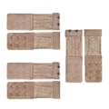 Miniatyrbillede 1 af 4: 6 stk. Komfortable BH-forlængere Elastisk Forlængelsesbeslag BH Forlænget Rem (2 Kroge, Abrikos)