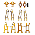 Miniatyrbillede 1 af 5: 12 Dele Metal Upgrade Dele Sæt Navbærer Svingarm Kompatibel Med Sg, Gul