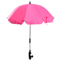 Miniatyrbilde 1 av 5: Strekkbar Babyvogn Parasollfeste Stativ Parasoll Barnevogn Parasoll Sol Regnskydd Rosy