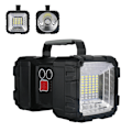 Miniatyrbillede 3 af 5: Genopladelig Lommelygte, LED Spotlight Lommelygte 10000 Kapacitet 1200LM 20t Ultra-Lang Standby 3+4 Lystilstande Camping Lommelygte Vandafvisende