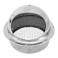 Miniatyrbillede 1 af 2: Vægudsugningsventildæksel i rustfrit stål, udsugningsdæksel til emhætte, udsugningsrør til emhætte, luftventilgitter Silver 20x20cm