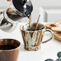 Miniatyrbillede 2 af 4: Japansk Retro Håndlavet Mælkekop Keramik Vandkop Kaffe Kop Kande