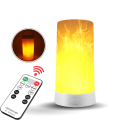 Miniatyrbilde 4 av 5: Flammeffektlys, USB-oppladbart batteridrevet flammelampe, peislys med fjernkontroll og timer, vanntett dimbar med 4 moduser